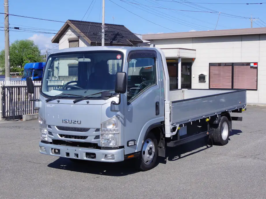 いすゞ エルフ 小型 平ボディ 床鉄板 アルミブロック の中古トラック【車両No.175270】