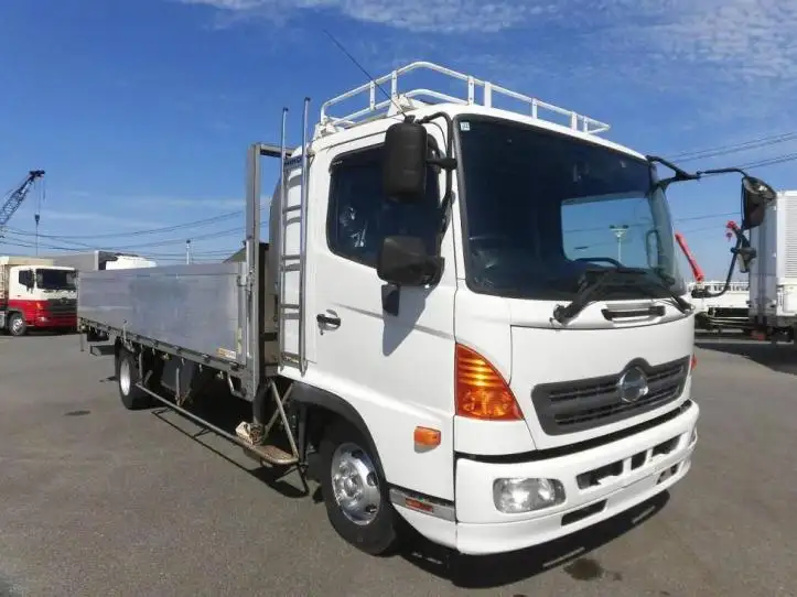 日野 レンジャー 中型/増トン 平ボディ アルミブロック ベッドの中古トラック画像2