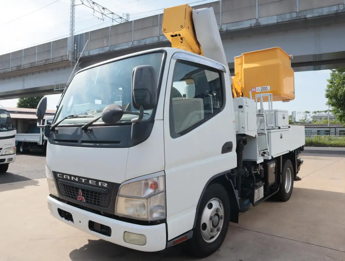 三菱 キャンター 小型 高所・建柱車 高所作業車 電工仕様 の中古トラック【車両No.175071】