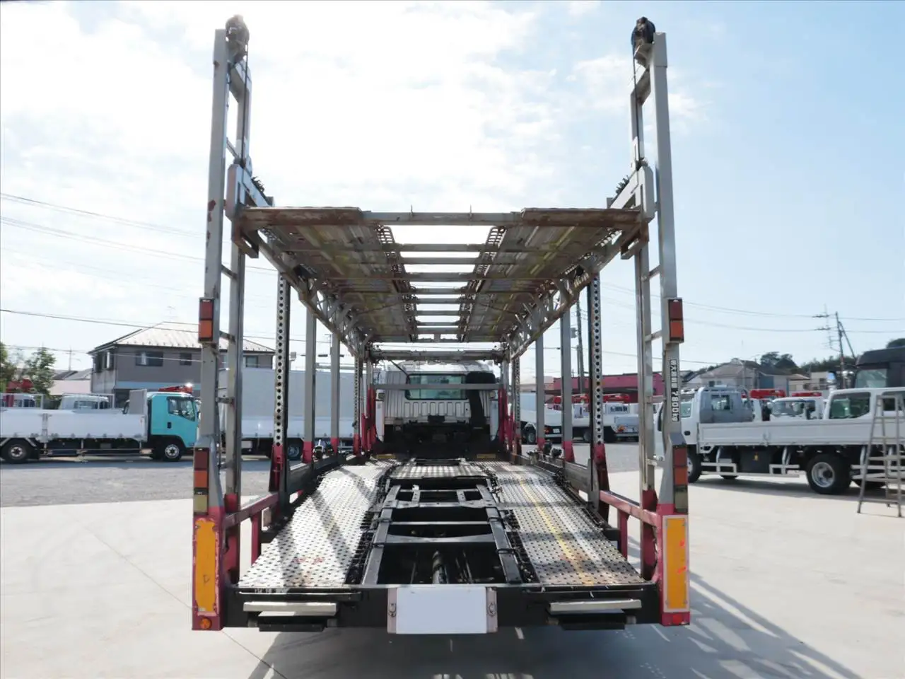 三菱 ファイター 中型/増トン 車両重機運搬 ベッド PDG-FQ62Fの中古トラック画像3