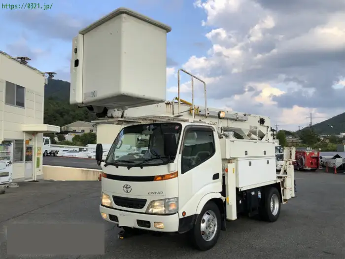 トヨタ ダイナ 小型 高所・建柱車 高所作業車 電工仕様の中古トラック画像1