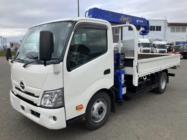 三菱 キャンター 小型 クレーン付 パワーゲート アルミブロック の中古トラック【車両No.102394】