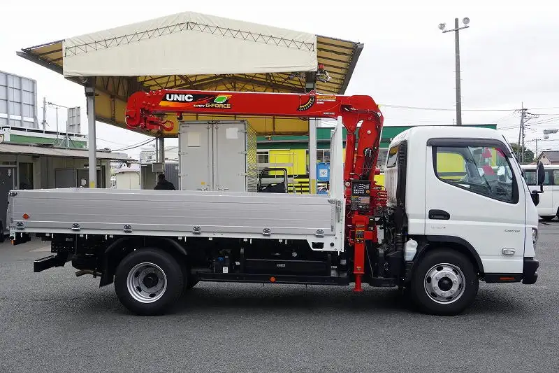 三菱 キャンター 小型 クレーン付 アルミブロック 4段の中古トラック画像2