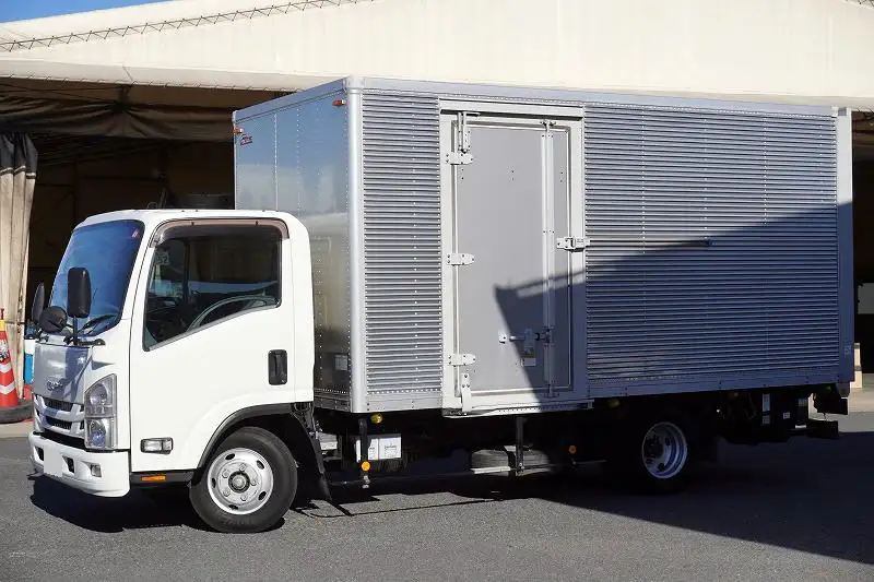 いすゞ エルフ 小型 アルミバン パワーゲート 床鉄板 の中古トラック【車両No.175612】