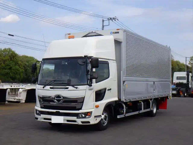 日野 レンジャー 中型/増トン ウイング エアサス ベッドの中古トラック画像1