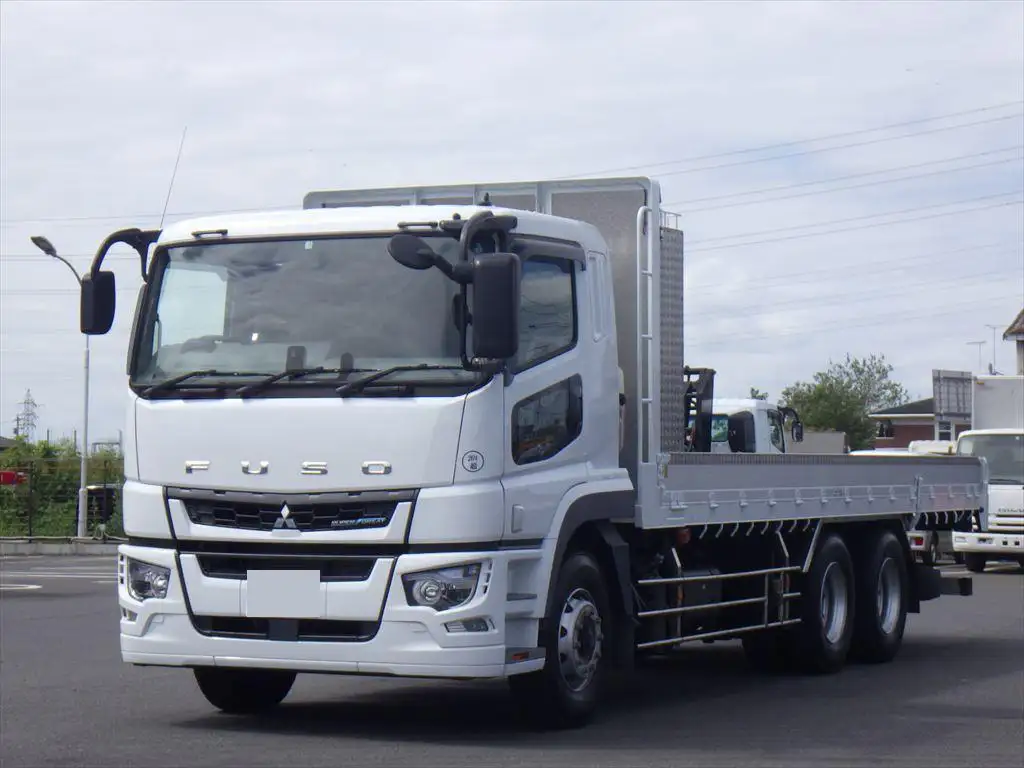 三菱 スーパーグレート 大型 平ボディ アルミブロック エアサス の中古トラック【車両No.175627】