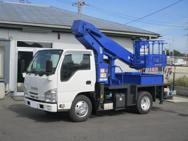 いすゞ エルフ 小型 高所・建柱車 高所作業車