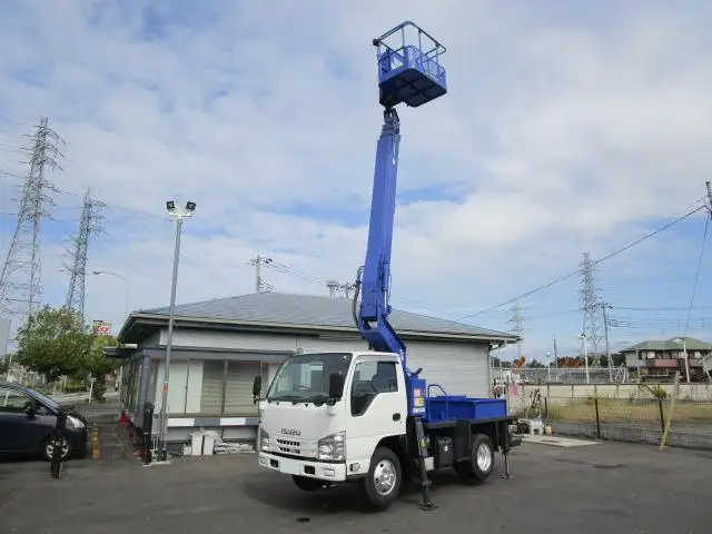 いすゞ エルフ 小型 高所・建柱車 高所作業車 の中古トラック画像6