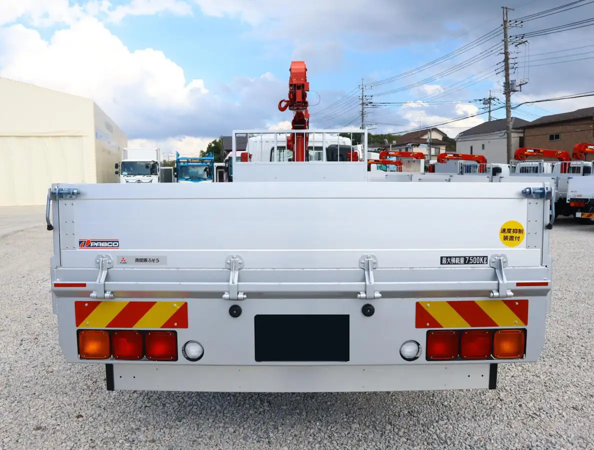 三菱 ファイター 中型/増トン 車両重機運搬 4段クレーン ラジコンの中古トラック画像2