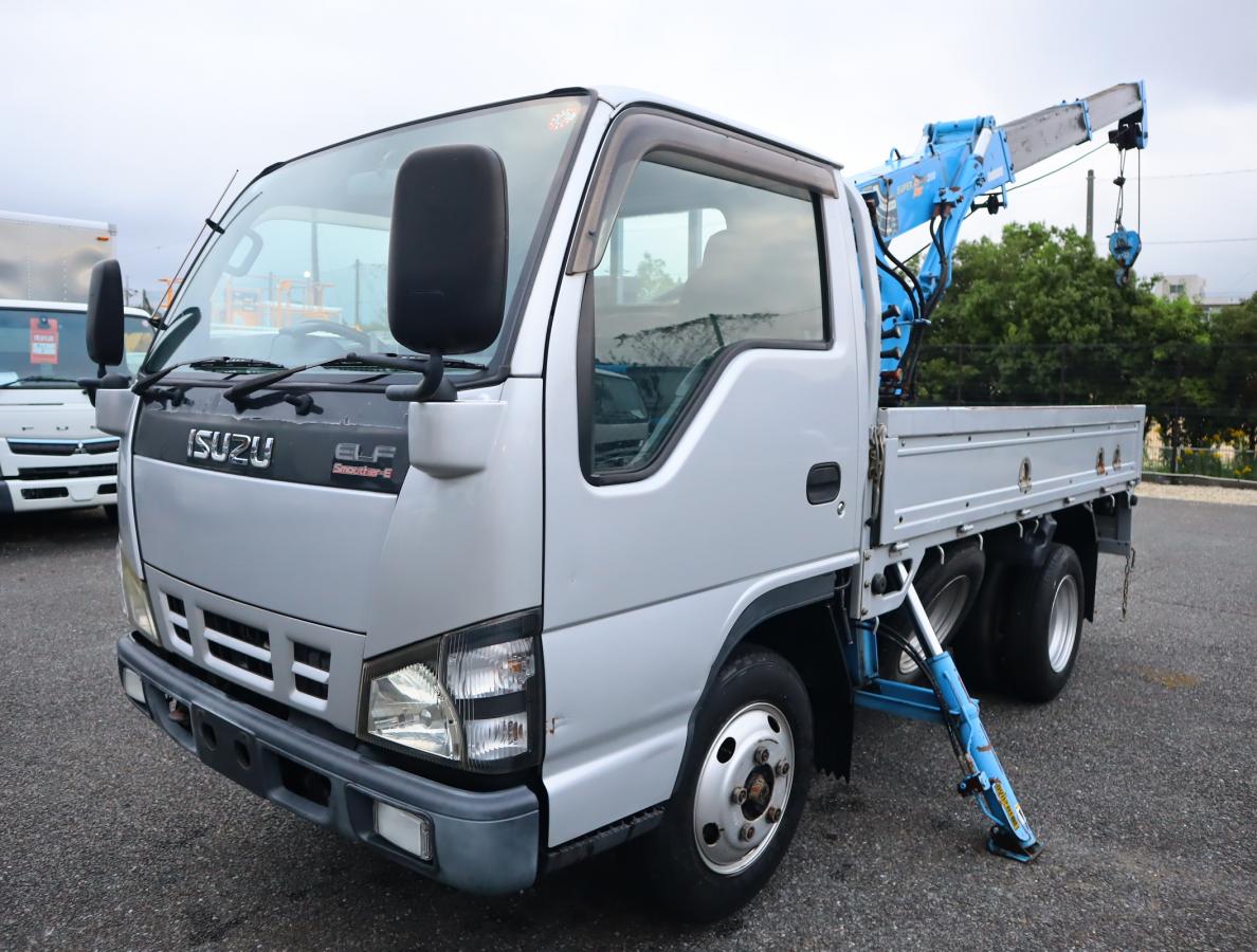 いすゞ エルフ 小型 クレーン付 10尺 PB-NKR81A