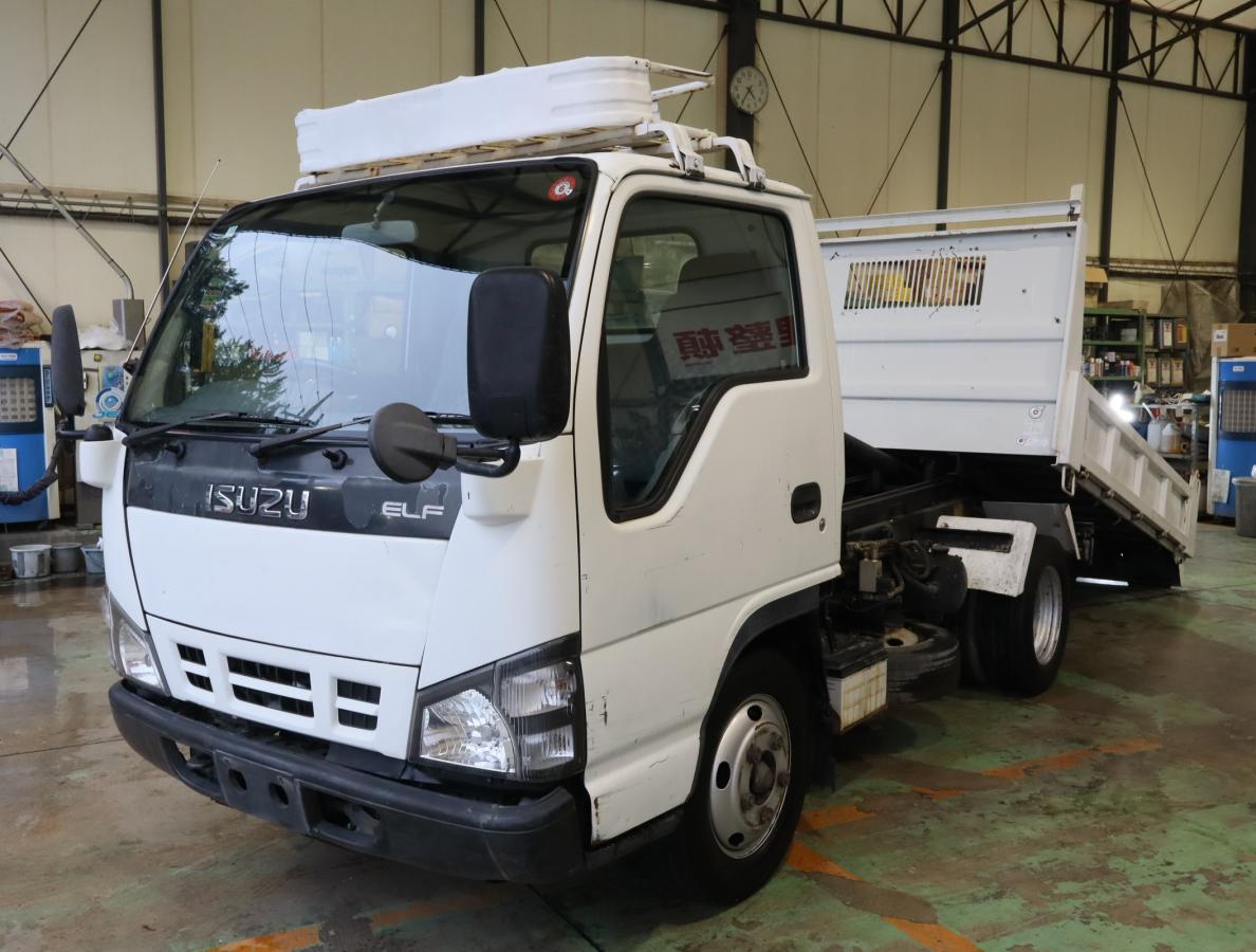 いすゞ エルフ 小型 車両重機運搬 セーフティーローダー PB-NKR81AN