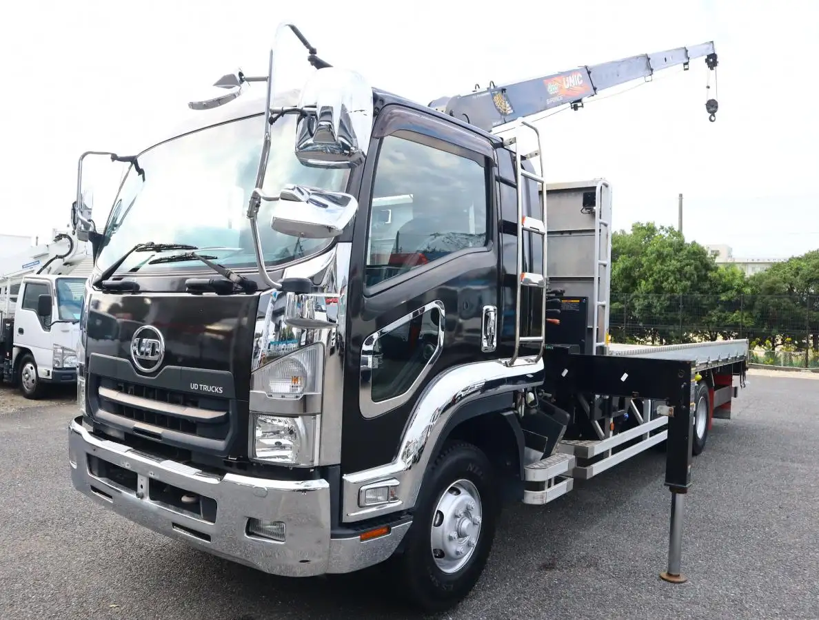 日産UD コンドル 中型/増トン クレーン付 アルミブロック 4段の中古トラック画像1