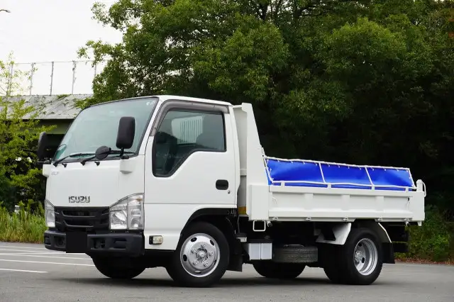 いすゞ エルフ 小型 ダンプ 強化 コボレーン の中古トラック【車両No.175588】