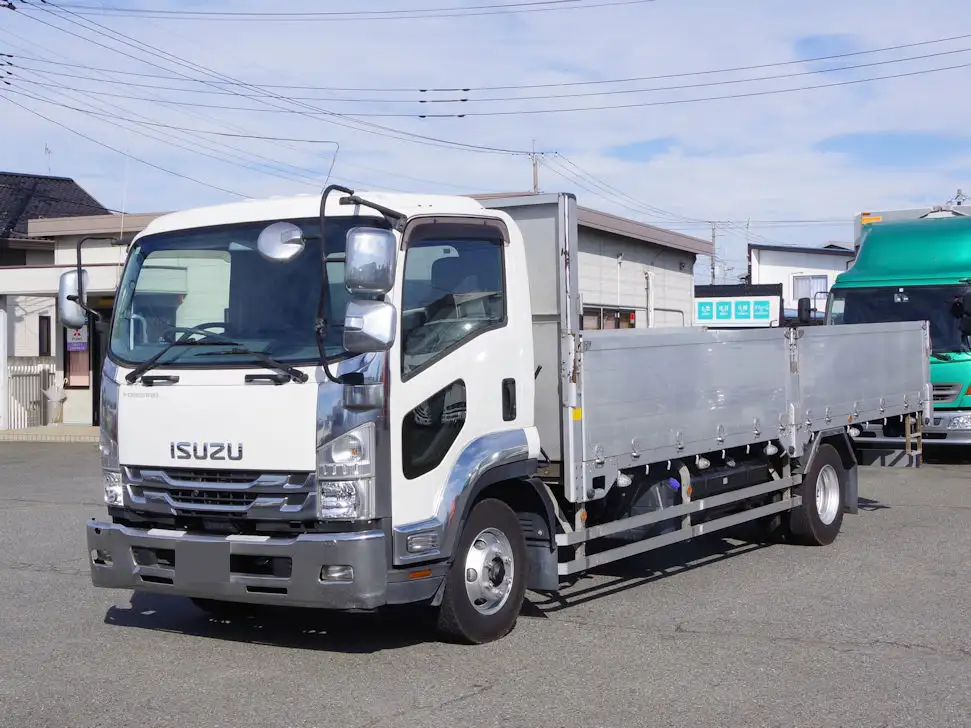 いすゞ フォワード 中型/増トン 平ボディ アルミブロック 2RG-FRR90S2の中古トラック画像1