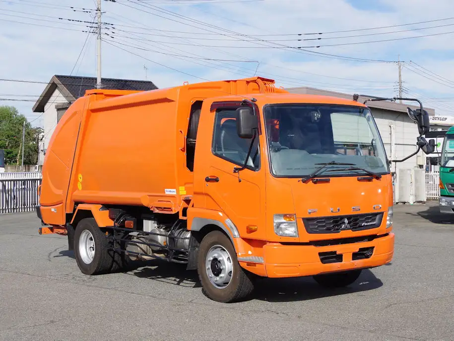 三菱 ファイター 中型/増トン パッカー車 プレス式 QKG-FK72FZの中古トラック画像2