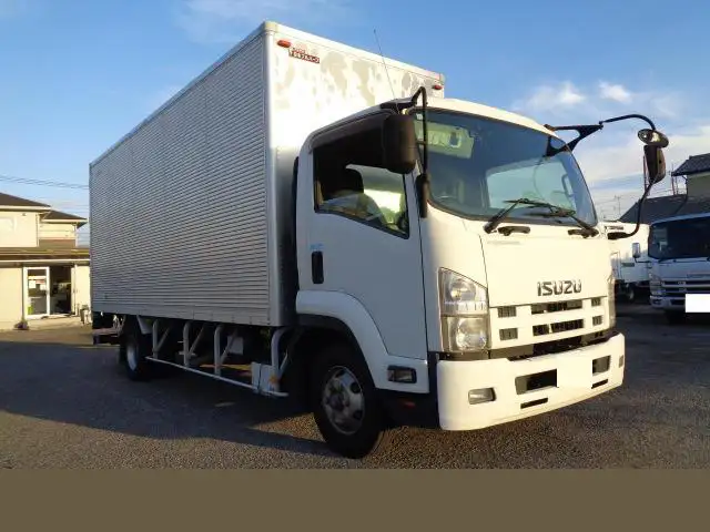 いすゞ フォワード 中型/増トン アルミバン パワーゲート TKG-FRR90S1の中古トラック画像2