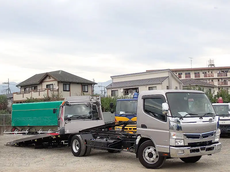 三菱 キャンター 小型 車両重機運搬 ラジコン ウインチの中古トラック画像4