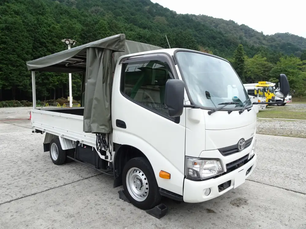 トヨタ ダイナ 小型 平ボディ 幌 QDF-KDY231の中古トラック画像3
