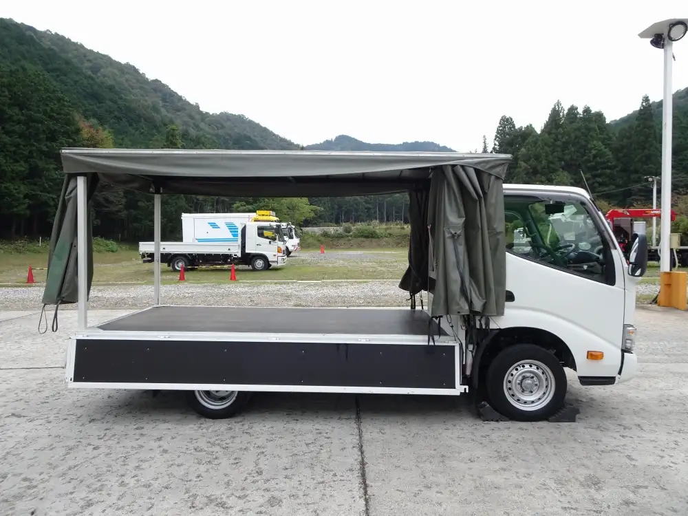 トヨタ ダイナ 小型 平ボディ 幌 QDF-KDY231の中古トラック画像12