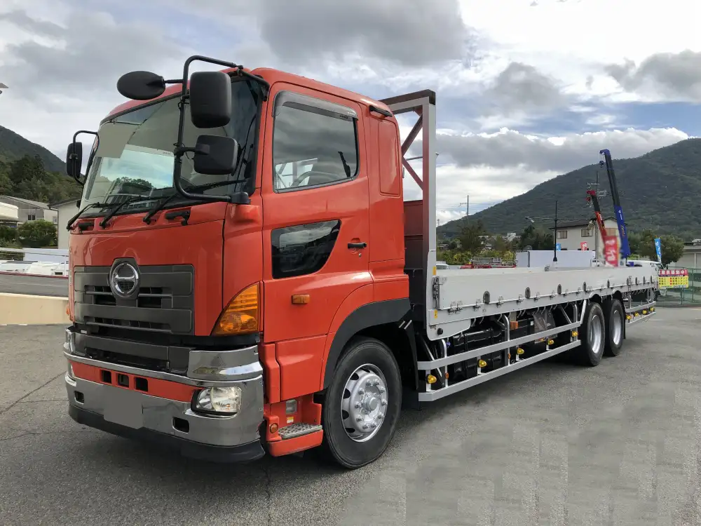 日野 プロフィア 大型 平ボディ 床鉄板 アルミブロック の中古トラック【車両No.175821】