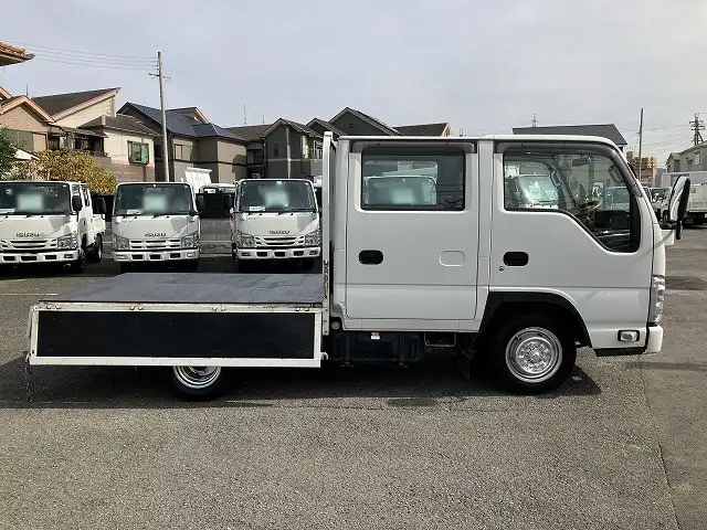 いすゞ エルフ 小型 平ボディ Wキャブ TRG-NHR85Aの中古トラック画像4
