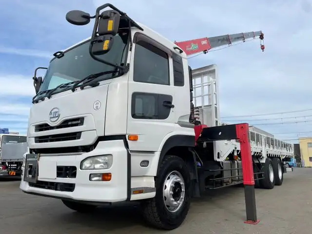 日産UD クオン 大型 クレーン付 エアサス 5段の中古トラック画像1
