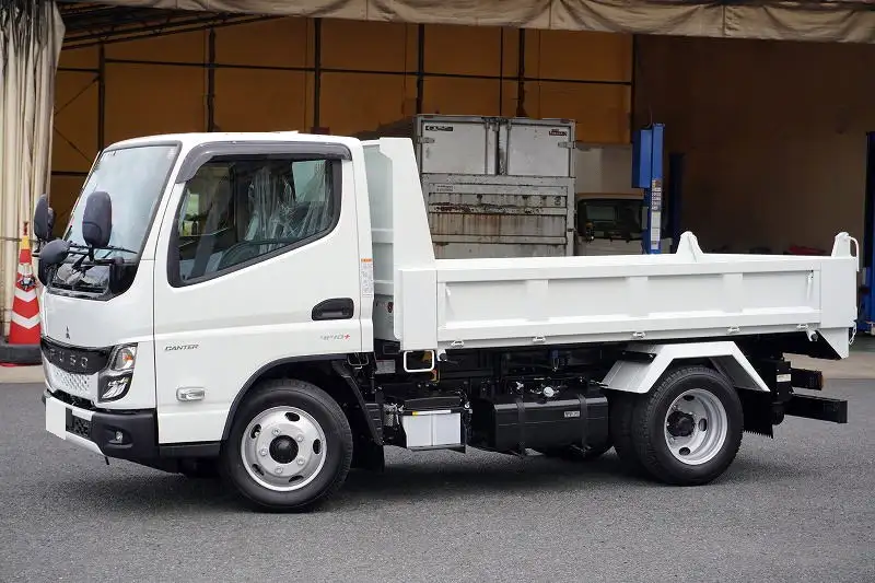 三菱 キャンター 小型 ダンプ ローダー 強化の中古トラック画像1