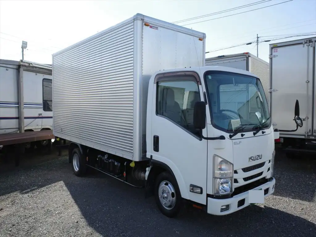 いすゞ エルフ 小型 アルミバン サイドドア TRG-NLR85ANの中古トラック画像2