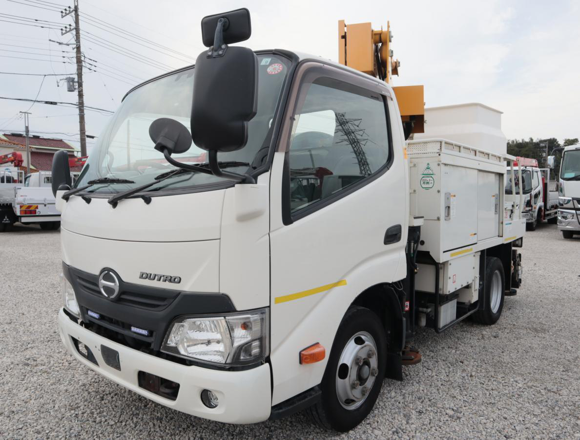 日野 デュトロ 小型 高所・建柱車 高所作業車 TPG-XZU605M