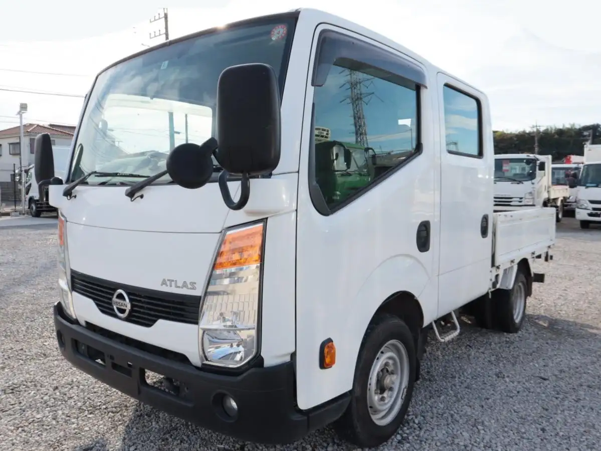 日産 アトラス 小型 平ボディ Wキャブ CBF-SQ2F24の中古トラック画像1