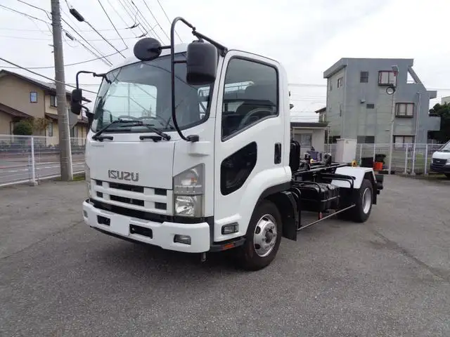いすゞ フォワード 中型/増トン アームロール ツインホイスト SKG-FRR90S1の中古トラック画像1