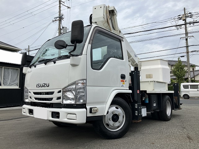 いすゞ エルフ 小型 高所・建柱車 高所作業車 TPG-NKR85N