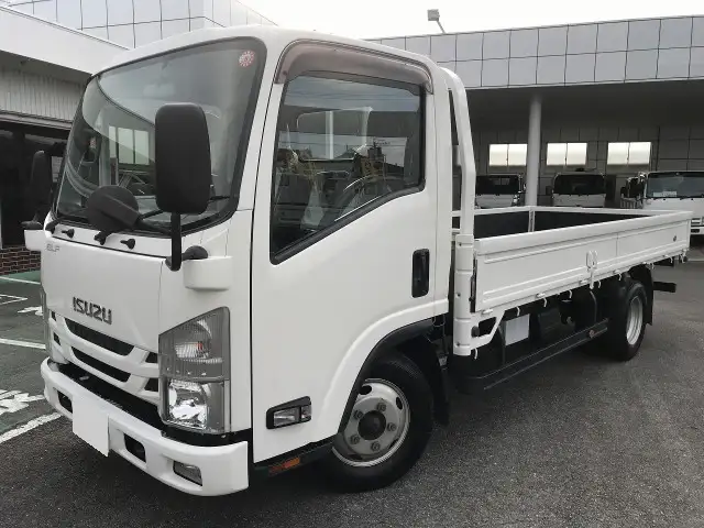 いすゞ エルフ 小型 平ボディ TRG-NMR85AR H30の中古トラック画像1