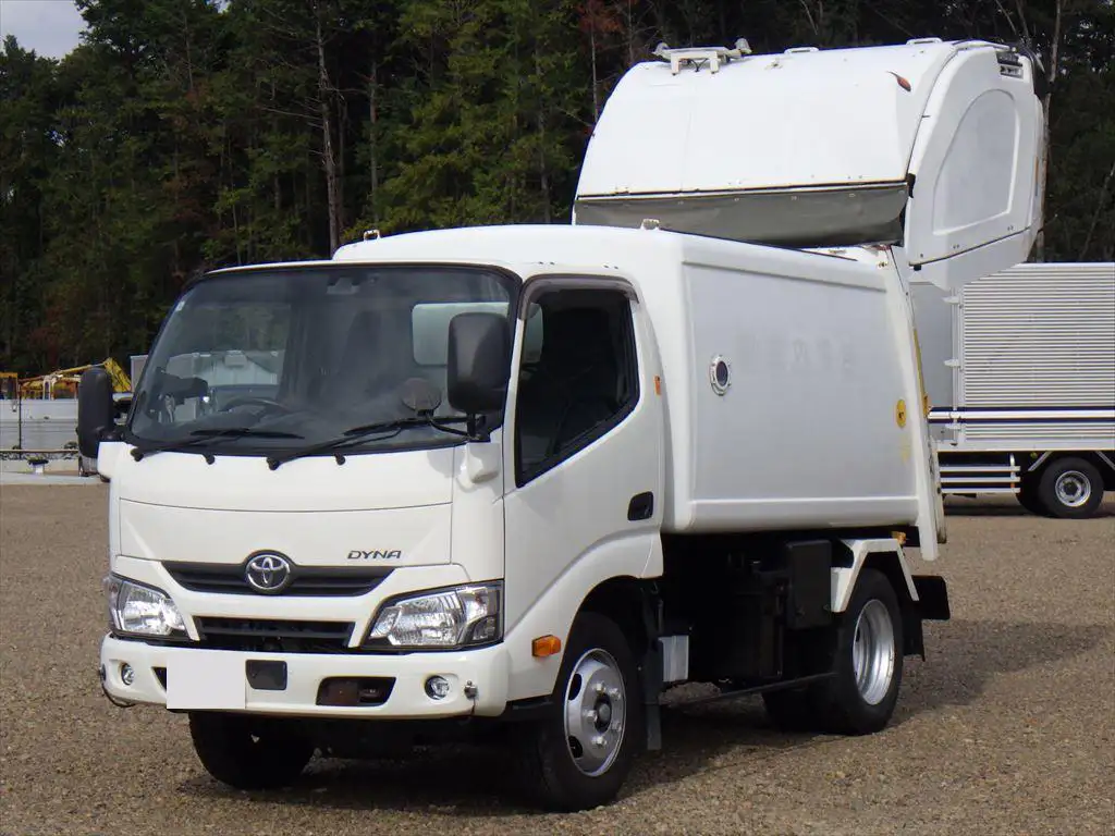 日野 デュトロ 小型 パッカー車 巻き込み式 回転ダンプ式の中古トラック画像1