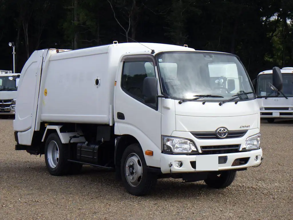 日野 デュトロ 小型 パッカー車 巻き込み式 回転ダンプ式の中古トラック画像2