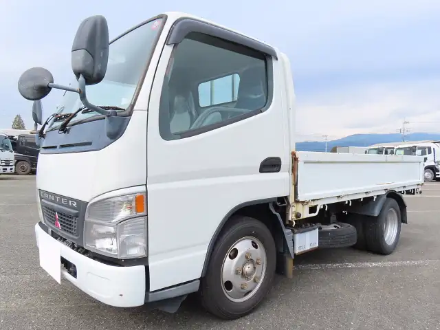三菱 キャンター 小型 平ボディ 床鉄板 PA-FE70DB の中古トラック【車両No.176119】