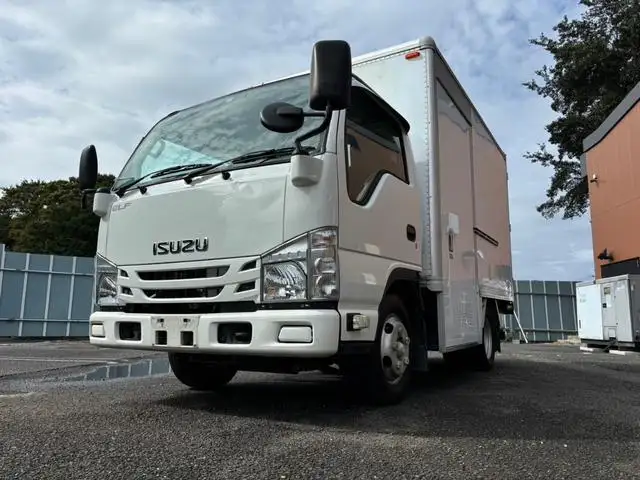いすゞ エルフ 小型 アルミバン サイドドア 3枚観音｜画像1