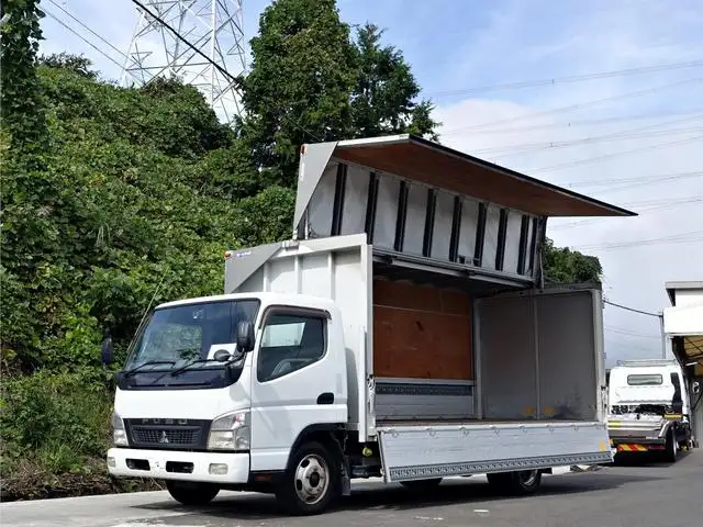 三菱 キャンター 小型 ウイング PDG-FE82D H21｜画像1