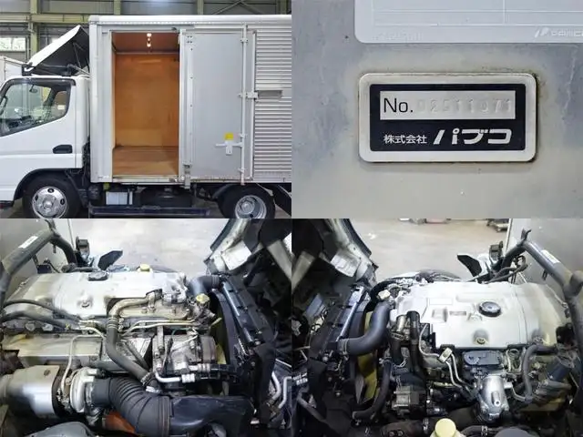 三菱 キャンター 小型 アルミバン サイドドア シャッター式の中古トラック画像11