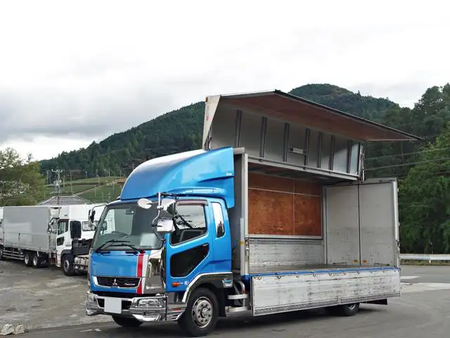 三菱 ファイター 中型/増トン ウイング 床鉄板 ベッド｜画像1