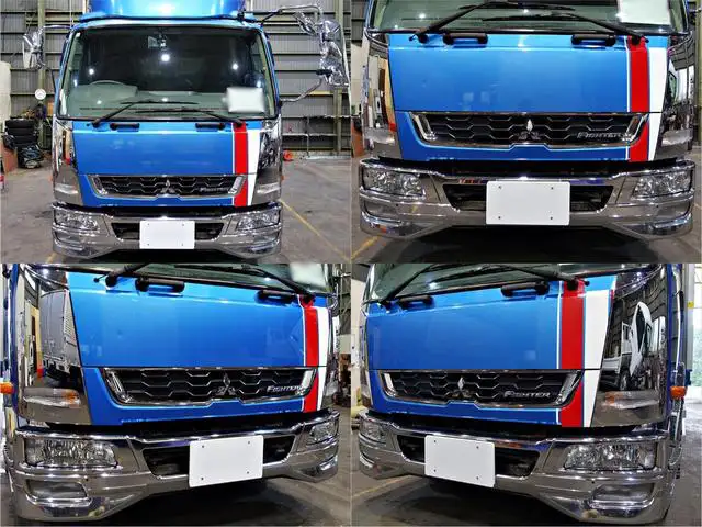 三菱 ファイター 中型/増トン ウイング 床鉄板 ベッドの中古トラック画像2