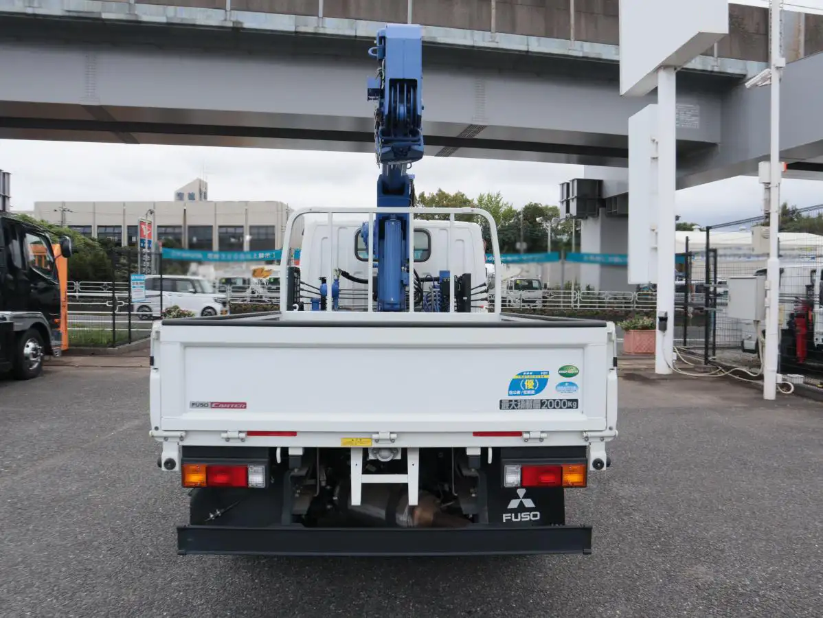 三菱 キャンター 小型 クレーン付 床鉄板 3段の中古トラック画像4