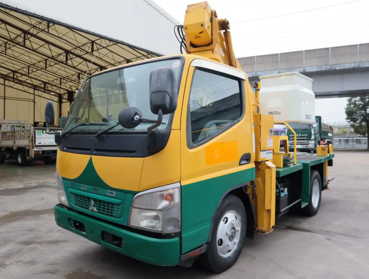 三菱 キャンター 小型 高所・建柱車 高所作業車 PDG-FE73Dの中古トラック画像1