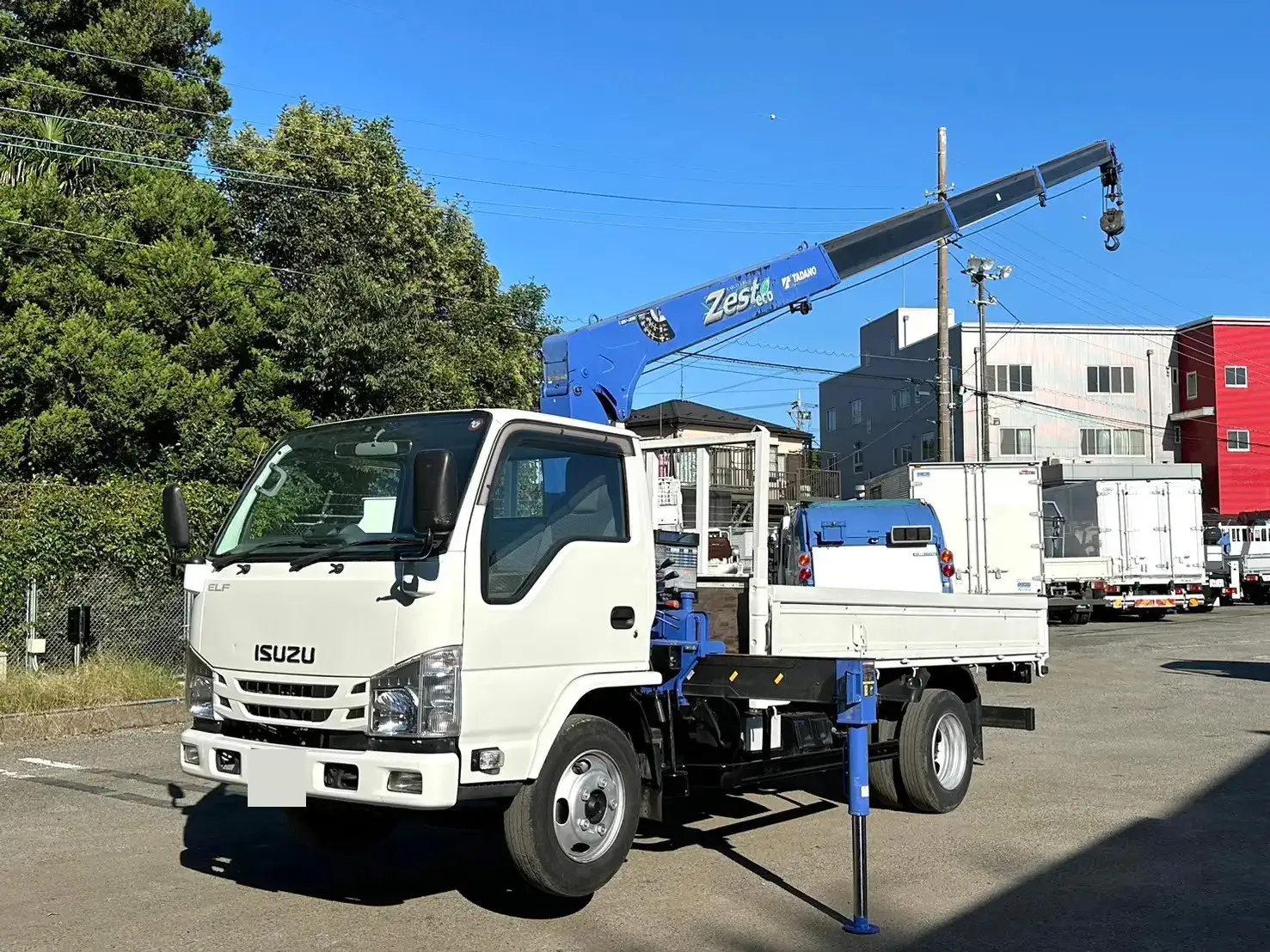 いすゞ エルフ 小型 クレーン付 4段 ラジコン の中古トラック【車両No.176230】