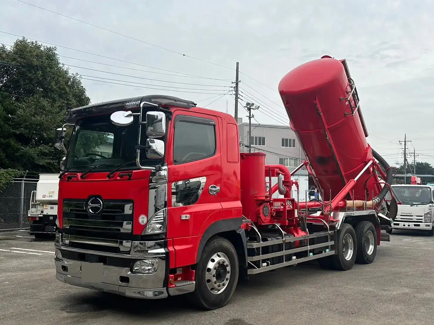 日野 プロフィア 大型 タンク車 汚泥吸引車 QKG-FS1AREAの中古トラック画像1