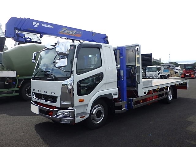 三菱 ファイター 中型/増トン 車両重機運搬 セルフローダー 2KG-FK62FZ