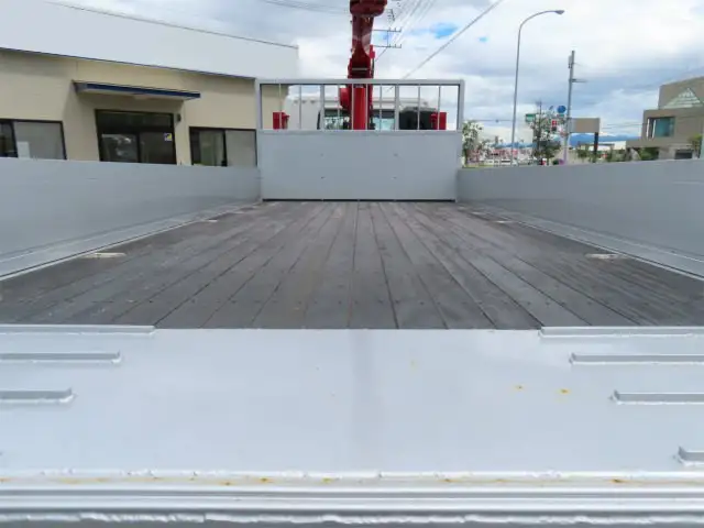 三菱 ファイター 中型/増トン 車両重機運搬 4段クレーン ラジコンの中古トラック画像7