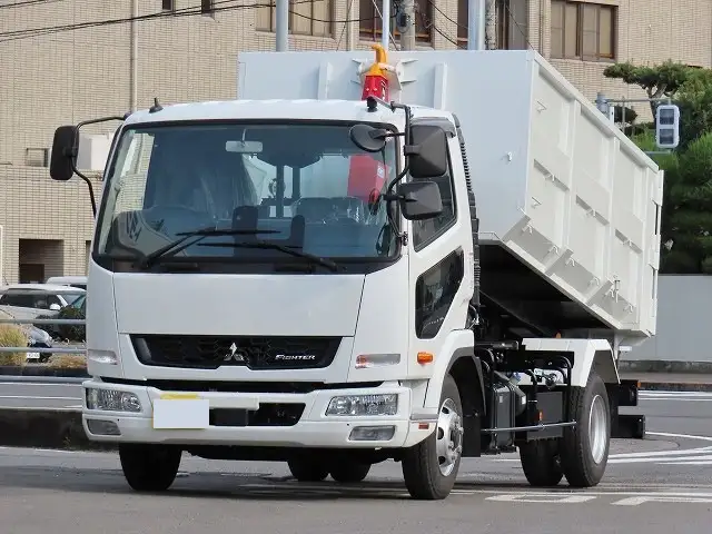 三菱 ファイター 中型/増トン アームロール コンテナ付き ツインホイスト の中古トラック【車両No.156772】