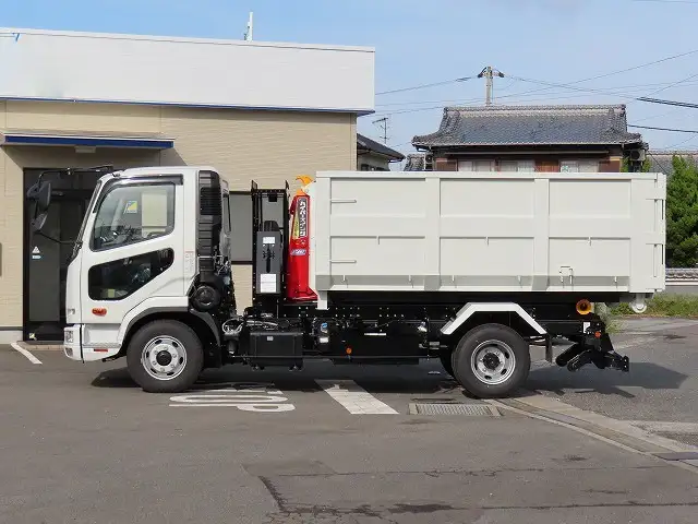 三菱 ファイター 中型/増トン アームロール コンテナ付き ツインホイストの中古トラック画像4