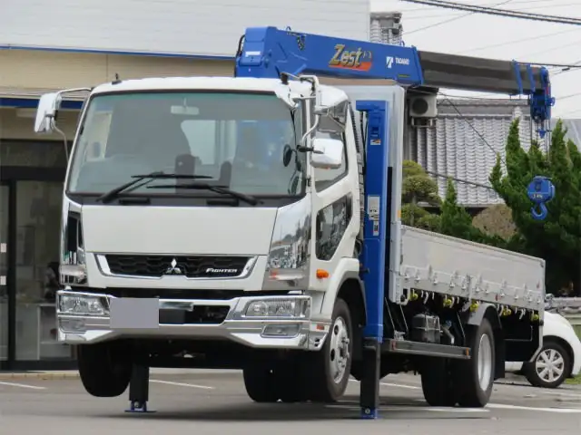 三菱 ファイター 中型/増トン クレーン付 アルミブロック 4段 の中古トラック【車両No.162191】